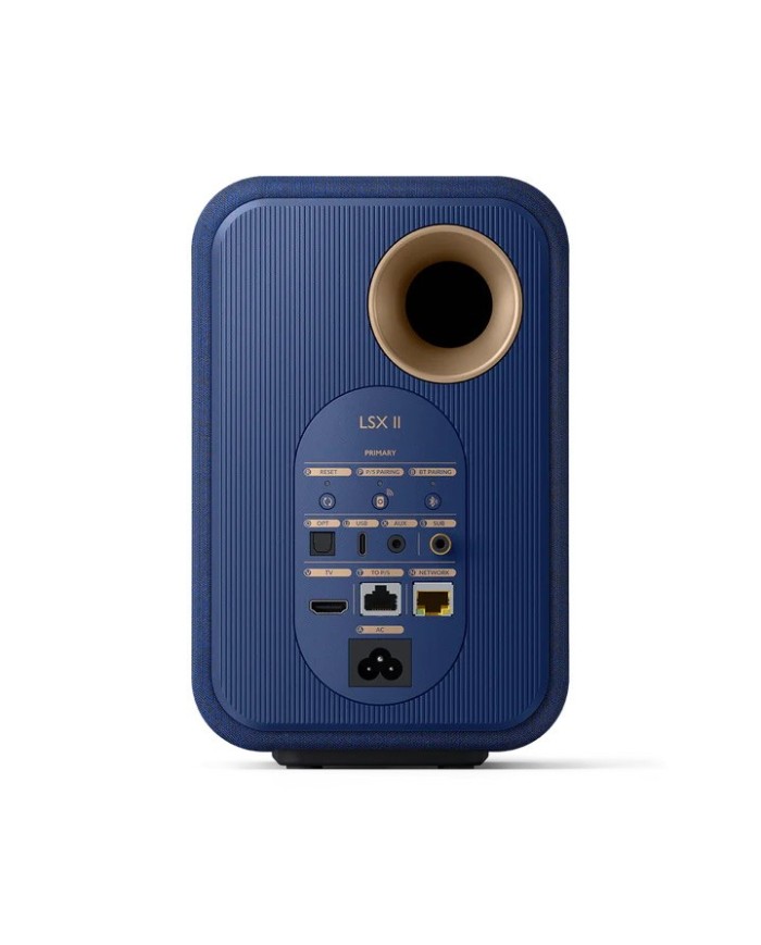 Diffusori attivi WiFi Bluetooth con HDMI  Kef LSX 2  Cobalt Blue