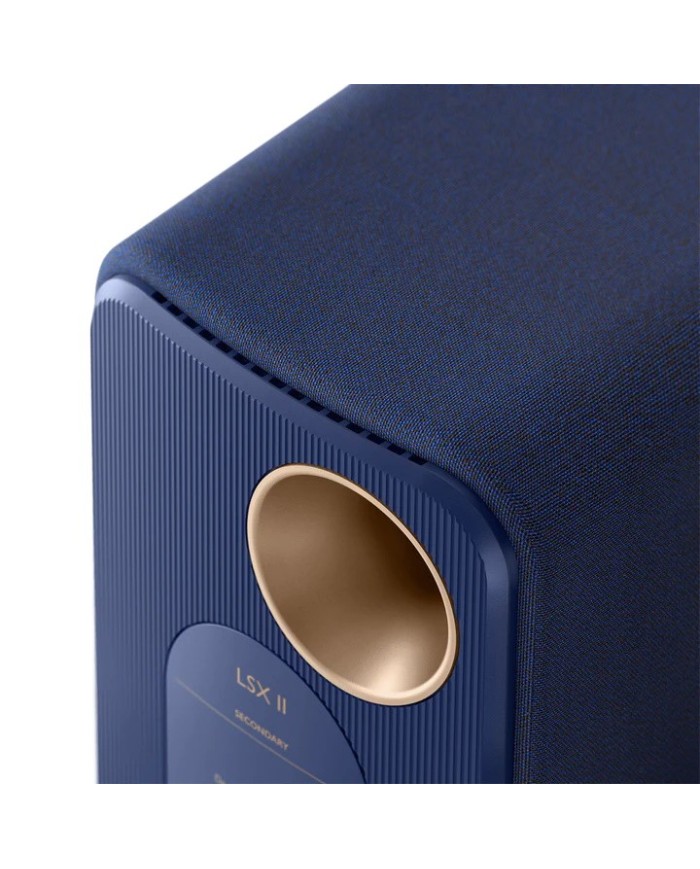 Diffusori attivi WiFi Bluetooth con HDMI  Kef LSX 2  Cobalt Blue