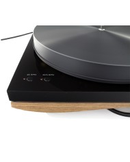 Giradischi con trazione a cinghia  Gold Note Giglio. Mobile in Noce