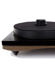 Giradischi con trazione a cinghia  Gold Note Giglio. Mobile in Noce