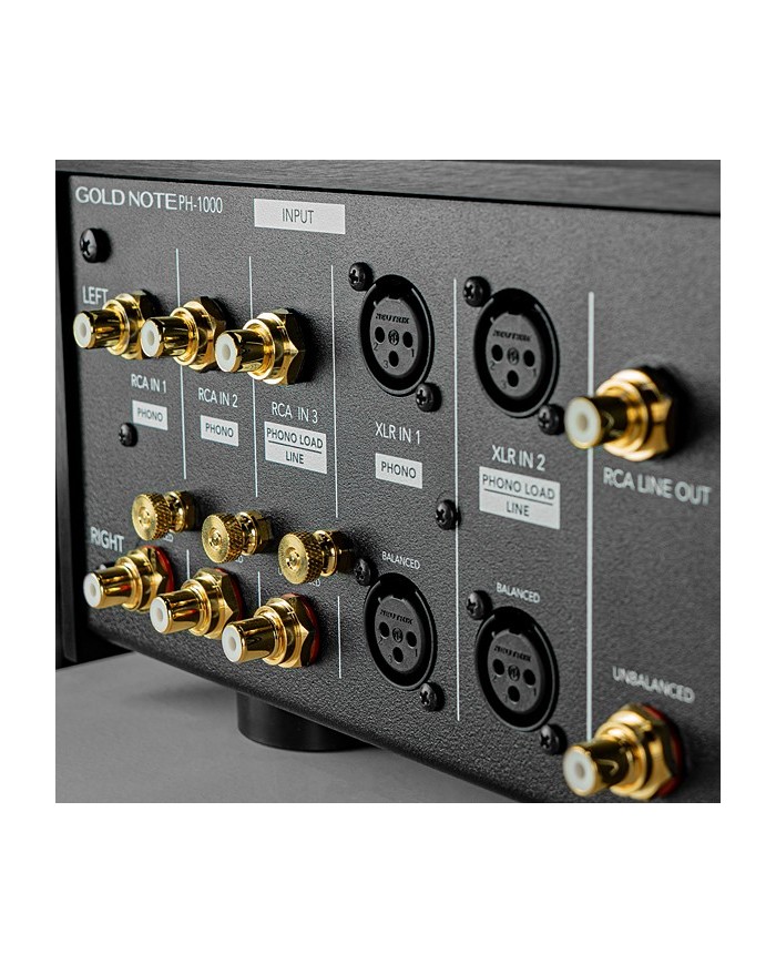 Preamplificatore phono MM-MC High-End  Gold Note PH-1000  Nero