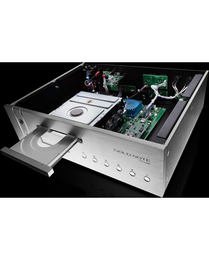 Lettore CD High-End con DAC  Gold Note CD-1000 MKII Deluxe  Silver