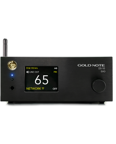 Convertitore D-A  Preampli  Ampli cuffie  Gold Note DS-10 PLUS  Nero