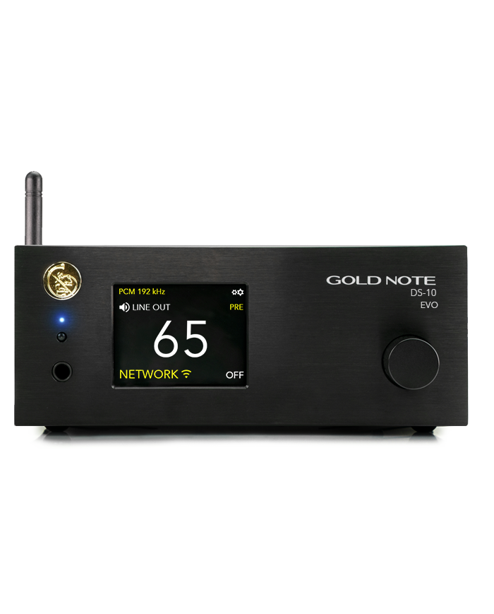 Convertitore D-A  Preampli  Ampli cuffie  Gold Note DS-10 PLUS  Nero