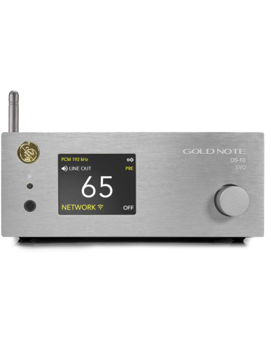 Convertitore D-A  Preampli  Ampli cuffie  Gold Note DS-10 PLUS  Silver