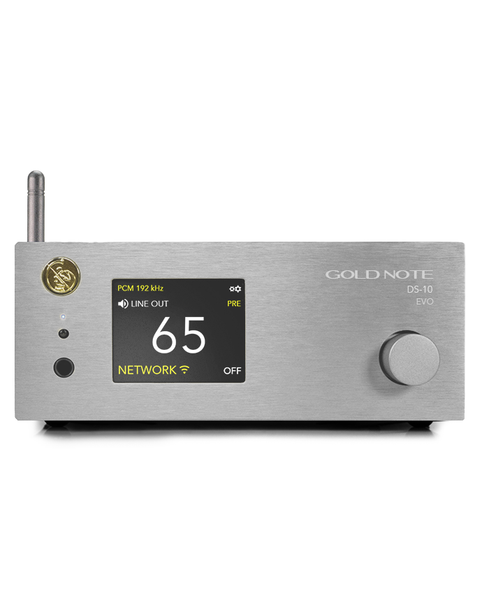 Convertitore D-A  Preampli  Ampli cuffie  Gold Note DS-10 PLUS  Silver