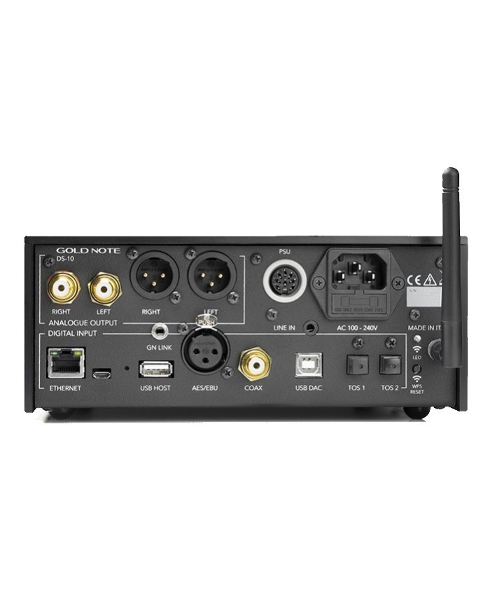 Convertitore D-A  Preampli  Ampli cuffie  Gold Note DS-10 PLUS  Gold