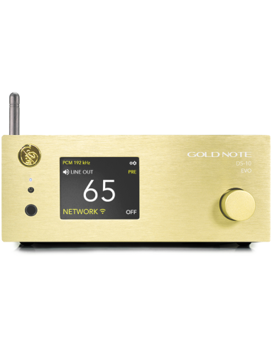 Convertitore D-A  Preampli  Ampli cuffie  Gold Note DS-10 PLUS  Gold
