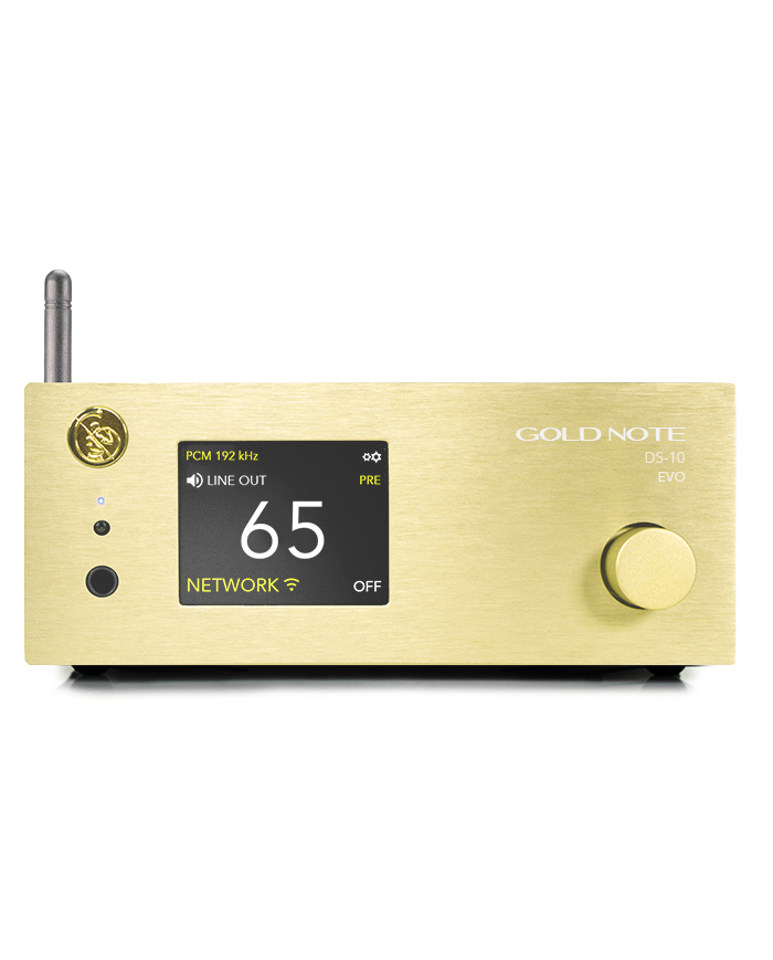 Convertitore D-A  Preampli  Ampli cuffie  Gold Note DS-10 PLUS  Gold