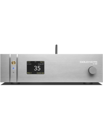 Amplificatore con DAC PCM-1792A  Gold Note IS-1000 DELUXE  Silver