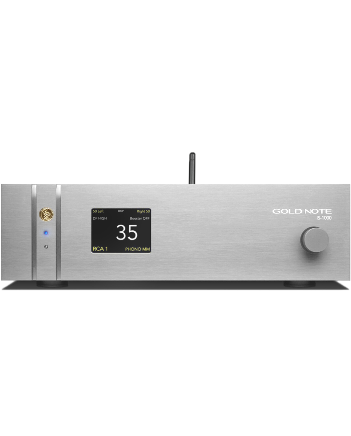 Amplificatore con DAC PCM-1792A  Gold Note IS-1000 DELUXE  Silver