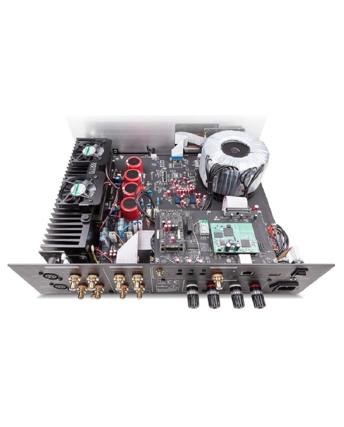 Amplificatore con DAC PCM-1792A  Gold Note IS-1000 DELUXE  Silver