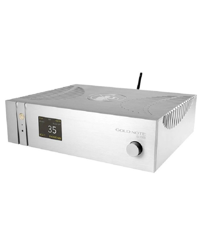 Amplificatore con DAC PCM-1792A  Gold Note IS-1000 DELUXE  Silver