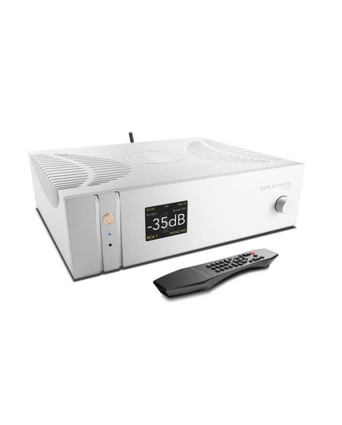 Amplificatore con DAC PCM-1792A  Gold Note IS-1000 DELUXE  Silver