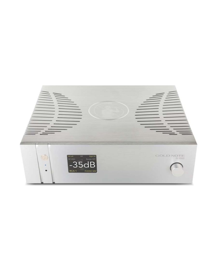 Amplificatore con DAC PCM-1792A  Gold Note IS-1000 DELUXE  Silver