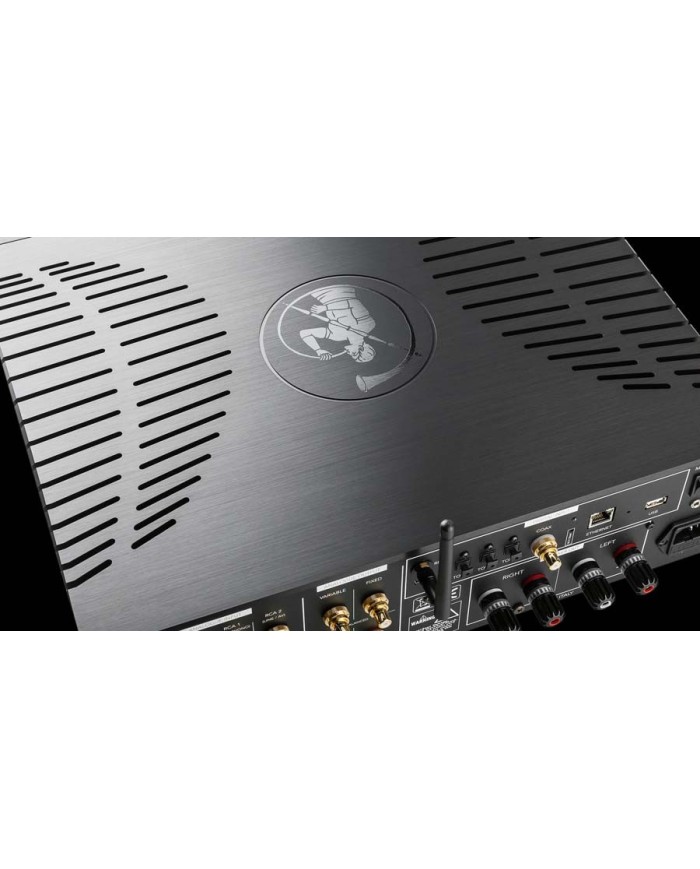 Amplificatore con DAC PCM-1792A  Gold Note IS-1000 DELUXE  Nero