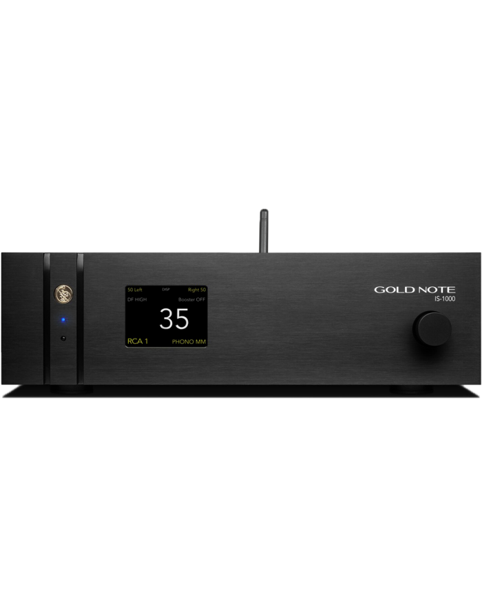 Ampli Integrato con DAC PCM-1796  Gold Note IS-1000 LINE  Nero
