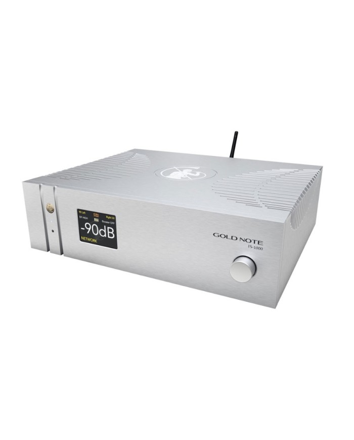 Ampli Integrato con DAC PCM-1796  Gold Note IS-1000 LINE  Silver