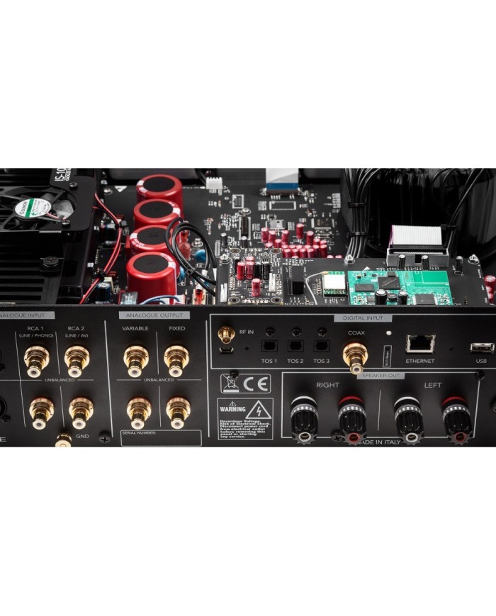 Ampli Integrato con DAC PCM-1796  Gold Note IS-1000 LINE  Silver