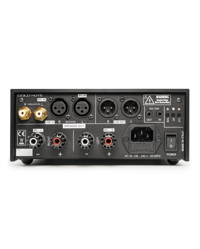 Amplificatore finale di potenza High-End  Gold Note PA-10  Nero