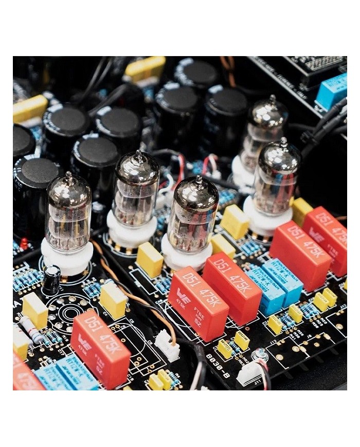 Stadio di uscita a valvole in Classe A  Gold Note TUBE-1012  Nero