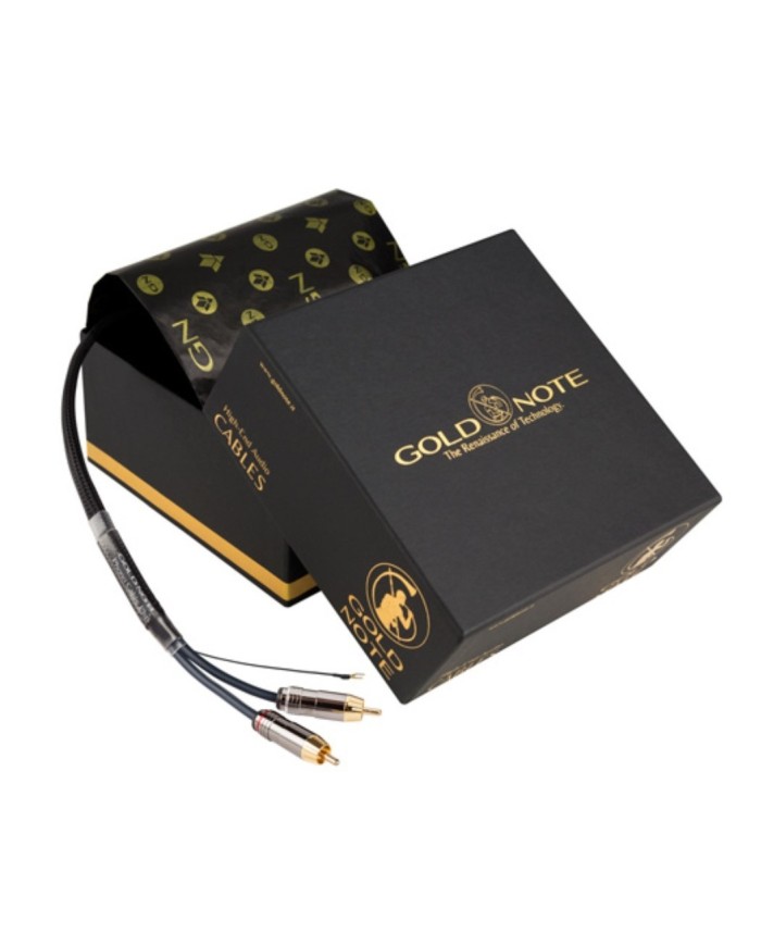 Cavo Phono DIN�RCA con placcatura dorata  Gold Note PHONO PLUS  1 5mt