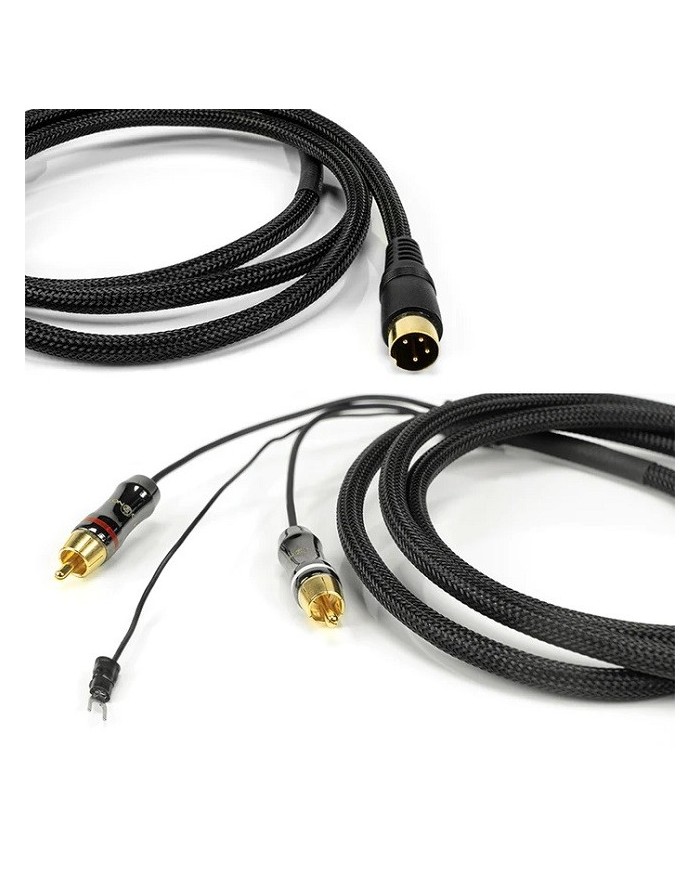 Cavo Phono DIN�RCA con placcatura dorata  Gold Note PHONO PLUS  1 5mt