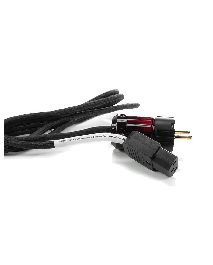 Cavo di alimentazione con prese IES Schuko  Gold Note LUCCA AC MKII
