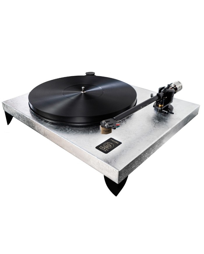 Giradischi trazione a cinghia  Gold Note Valore 425 Plus  Silver Leaf