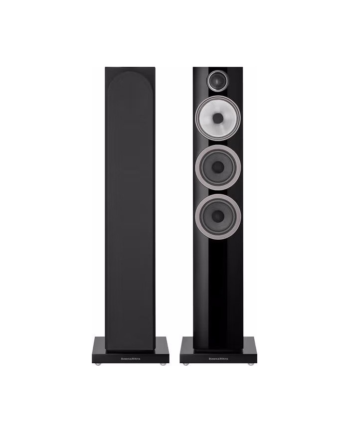 Coppia diffusori da pavimento a 3 vie bass reflex  B&W 704 S3  Nero