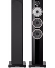 Coppia diffusori da pavimento a 3 vie bass reflex  B&W 704 S3  Nero