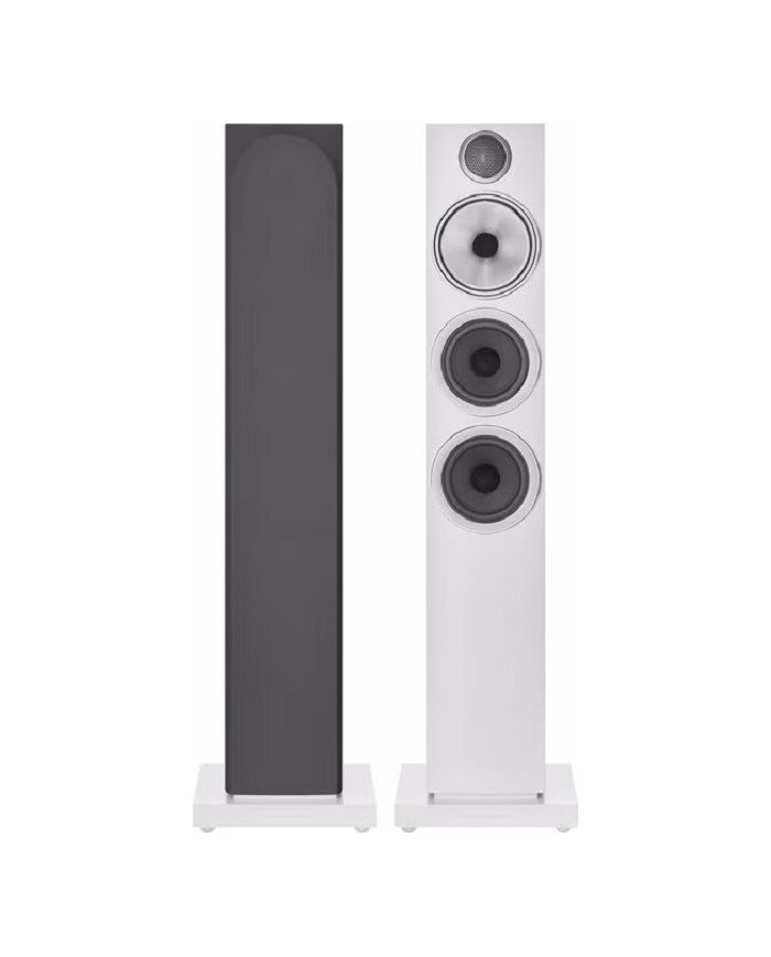 B&W 704 S3 coppia Diffusori da pavimento a 3 vie  bianco
