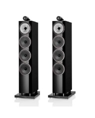 Coppia diffusori da pavimento a 3 vie bass reflex  B&W 702 S3  Nero