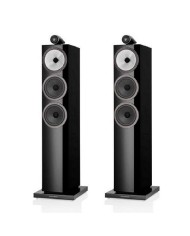 Coppia diffusori da pavimento a 3 vie bass reflex, B&W 703 S3,  Nero