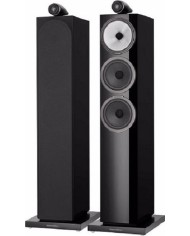 Coppia diffusori da pavimento a 3 vie bass reflex, B&W 703 S3,  Nero