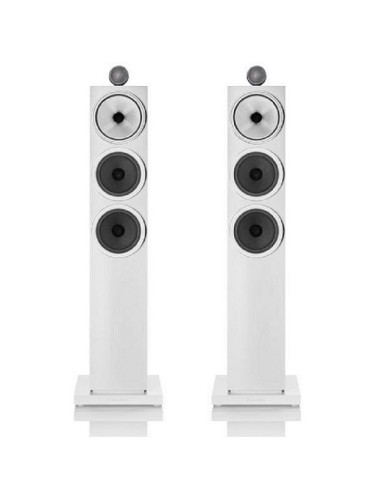 Coppia diffusori da pavimento a 3 vie bass reflex  B&W 703 S3  Bianco