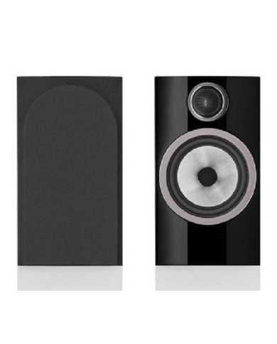 Coppia diffusori bookshelf a 2 vie bass reflex  B&W 706 S3  Nero Laccato