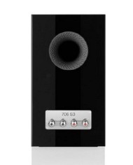 Coppia diffusori bookshelf a 2 vie bass reflex  B&W 706 S3  Nero Laccato