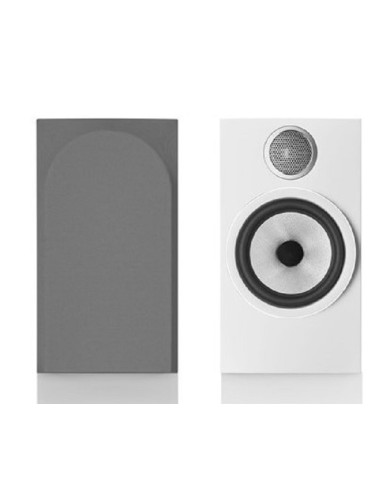 Coppia diffusori bookshelf a 2 vie bass reflex  B&W 706 S3  Bianco