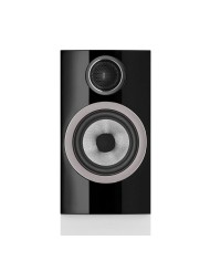 Coppia diffusori bookshelf a 2 vie bass reflex. B&W 707 S3  Nero Laccato