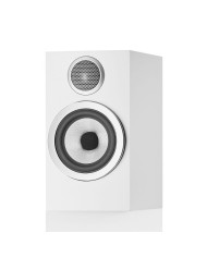 Coppia diffusori bookshelf a 2 vie bass reflex. B&W 707 S3  Bianco