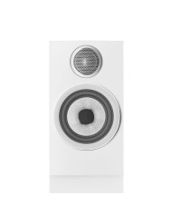 Coppia diffusori bookshelf a 2 vie bass reflex. B&W 707 S3  Bianco