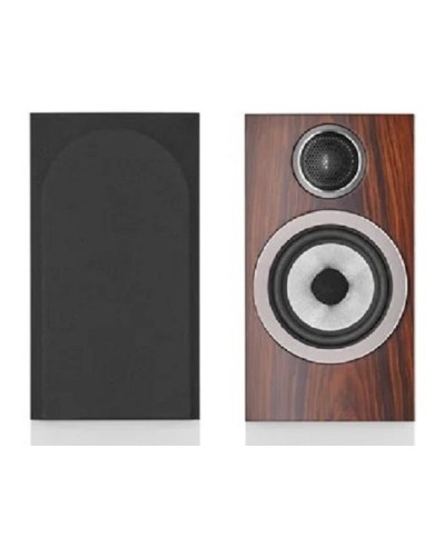 Coppia diffusori bookshelf a 2 vie bass reflex. B&W 707 S3  Mocha