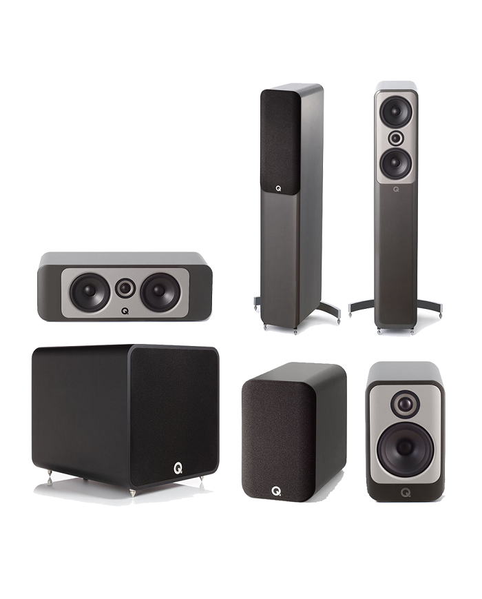 Kit Home Cinema Package  Q Acoustics Concept 50 5.1  Silver