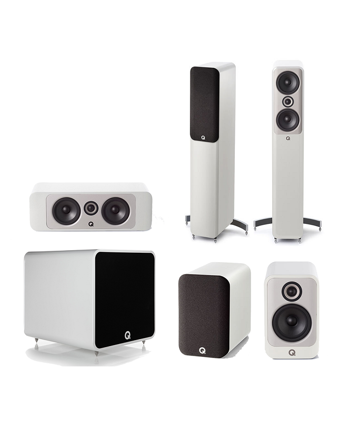 Kit Home Cinema Package  Q Acoustics Concept 50 5.1  Bianco