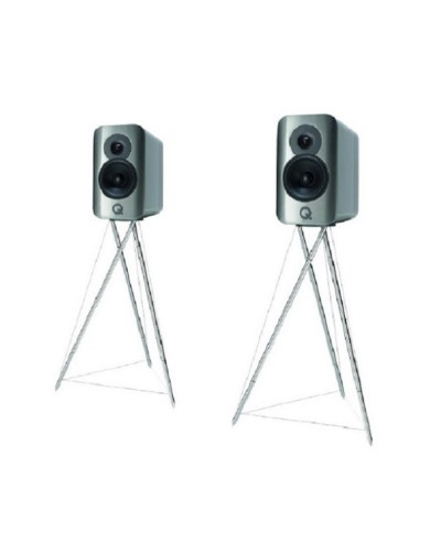 Q Acoustics Concept 300 cn stand  silver/ebano *EX DEMO*