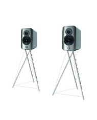Q Acoustics Concept 300 cn stand  silver/ebano *EX DEMO*