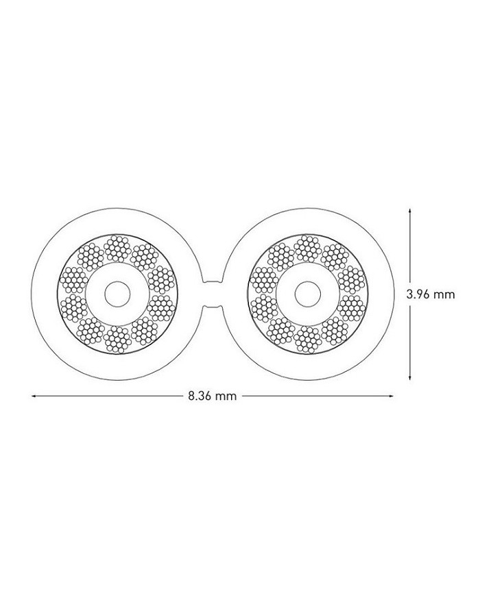 Coppia cavi diffusori  QED PERFORMANCE XT25  5mt terminato di fabbrica