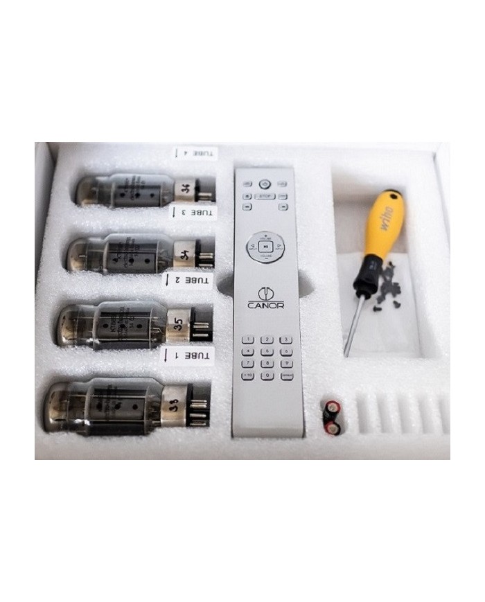 Amplificatore integrato stereo a valvole classe A  Canor AI 1.10  Nero