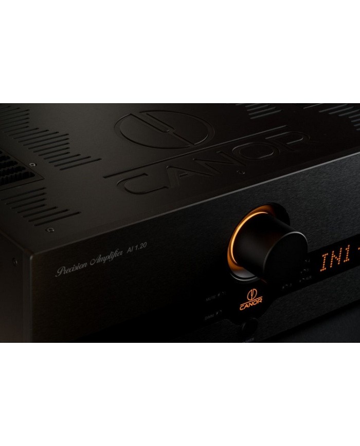 Amplificatore integrato stereo in classe A  Canor AI 1.20  Nero